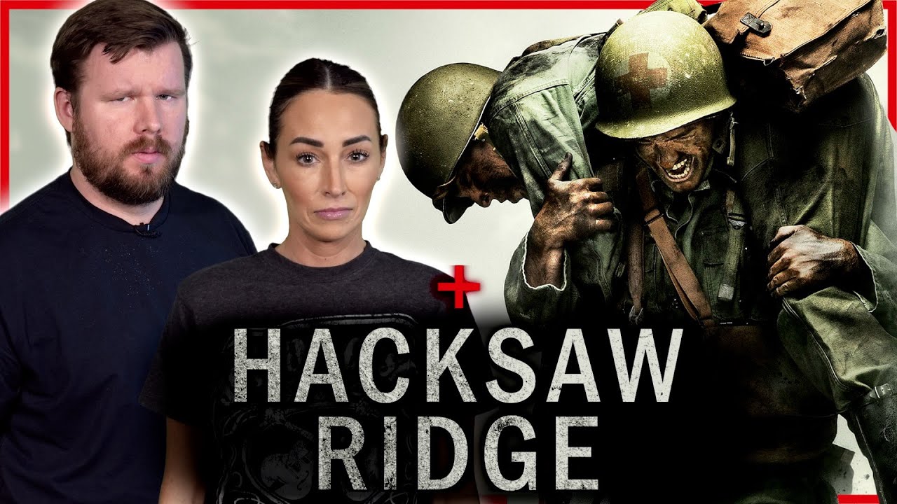 My wife watches HACKSAW RIDGE for the FIRST time || Movie Reaction