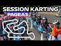 Session karting a pageas  gopro embarquee 