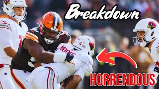 The Arizona Cardinals Need To Clean House After Horrendous Loss To The Clevland Browns Breakdown