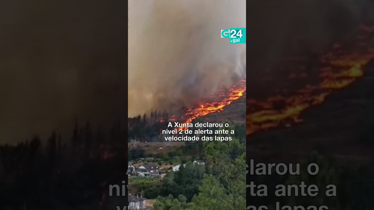 🔥 A POBRA DO BROLLÓN | Un novo INCENDIO nivel 2 moi PRÓXIMO a varios núcleos de poboación