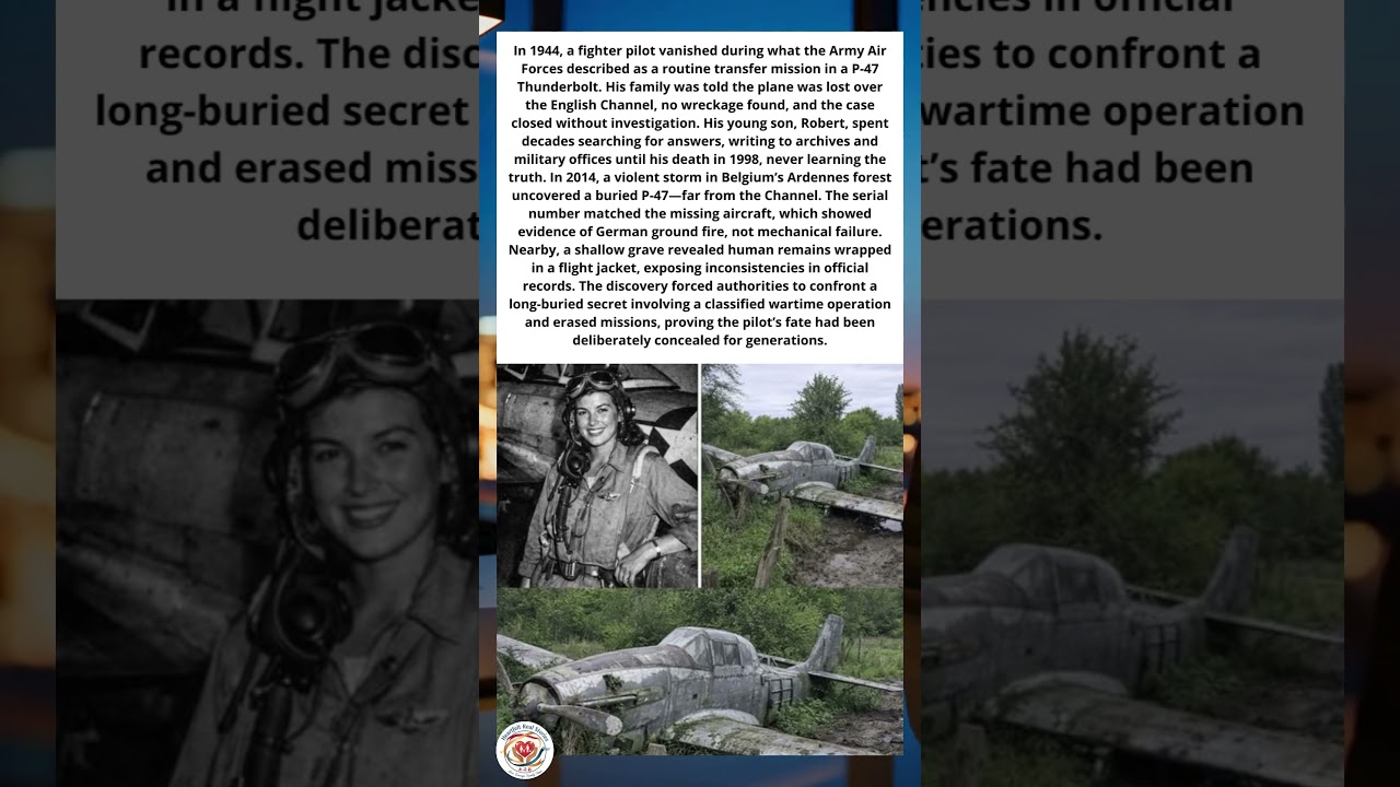 THE PLANE THAT NEVER CRASHED AT SEA: A WWII DISAPPEARANCE REVEALED AFTER 70 YEARS