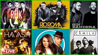 Sin Bandera, Reik, Camila, Ha Ash, Jessy Y Joy, Mana, Río Roma MIX EXITOS Romanticos