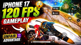 iPhone 17 BGMI TEST : 120 FPS GAMEPLAY