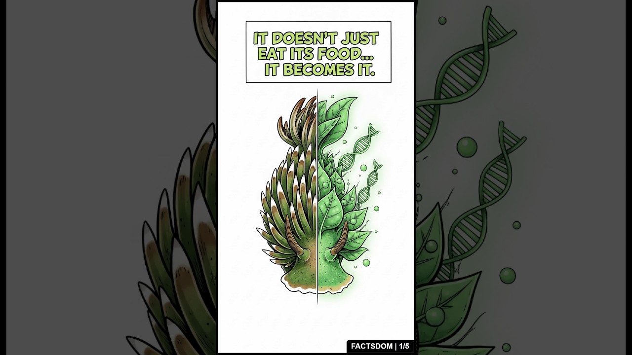 The solar-powered sea slug. 🐌☀️