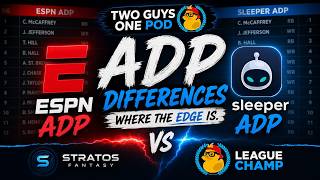ESPN vs Sleeper ADP Where Are the Biggest Differences
