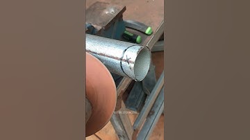 Brilliant idea of welder to cut pipe easily #welding #weld #welder #fabricaton #stickwelder