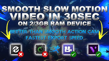 NEW APP FOR SMOOTH SLOW MOTION AND FAST RENDER || BETTER THAN SMOOTH ACTION CAM #SGT