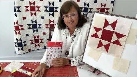 Quilt Tutorial Ohio Star Quilt - how to make half square and quarter square triangles.