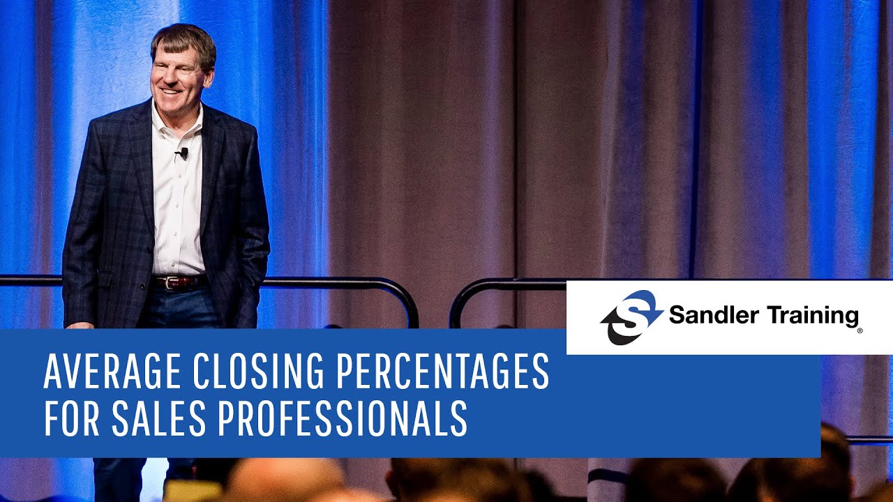 Bill McCrary - Average Closing Percentages for Sales Professionals