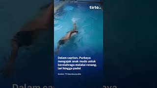 Menkeu Purbaya Unggah Video Berenang usai Diisukan Dirawat di Rumah Sakit