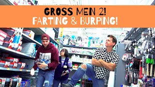 GROSS MEN 2 - Farting & Burping at Walmart