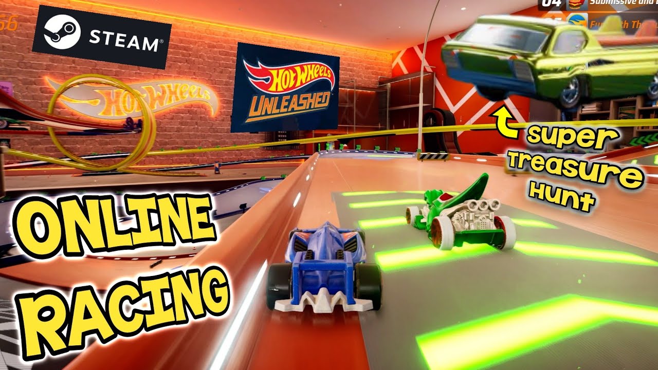 HOT WHEELS UNLEASHED - Online Multiplayer Gameplay - Super Treasure Hunt Dodge Deora