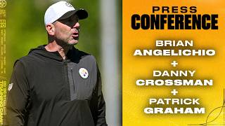 Brian Angelichio, Danny Crossman & Patrick Graham Press Conference (August 22) | Pittsburgh Steelers