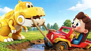 Download lagu Ten In The Mud (Dino Version) | Learn Dinosaurs | Number Songs | Kids Songs | BabyBus