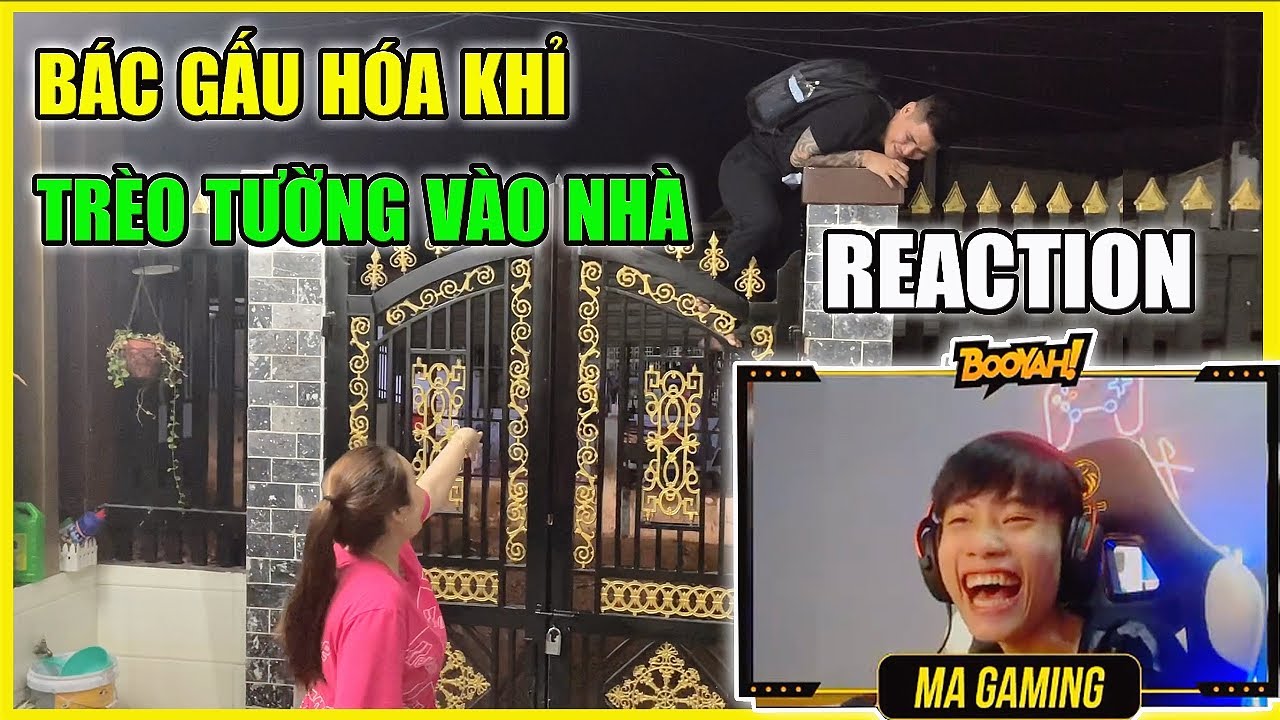 [Free Fire] Reaction Bác Gấu hóa khỉ treo tường vào nhà