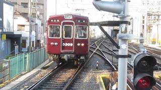 阪急電鉄 3300系 3309F 普通 北千里行き 3300系 3311F  普通 梅田行き  大阪メトロ 66系 普通  高槻市行き  淡路駅  20190605