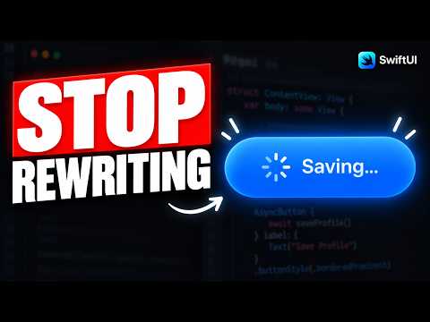 SwiftUI AsyncButton Tutorial: Stop Rewriting Loading Buttons