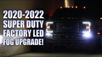 2020-2022 Ford Super Duty factory LED Fog Light Upgrade!