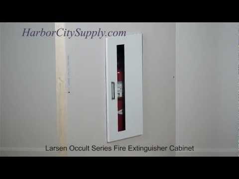 Black Fire Extinguisher Cabinets