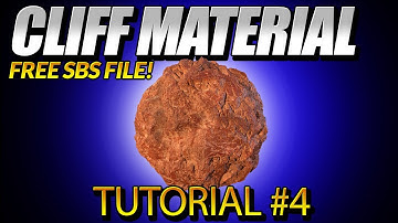 Mars Cliff Material Tutorial in Substance Designer #4 Free SBS file in description