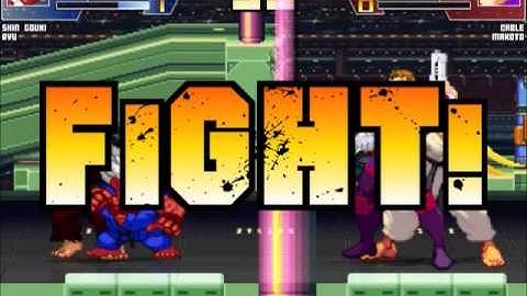 Shin Gouki and Ryu BrokenMugen 1.0 Arcade Playthrough