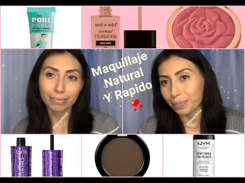 Maquillaje Natural y Rapido Con Pocos Productos @LoreQTv