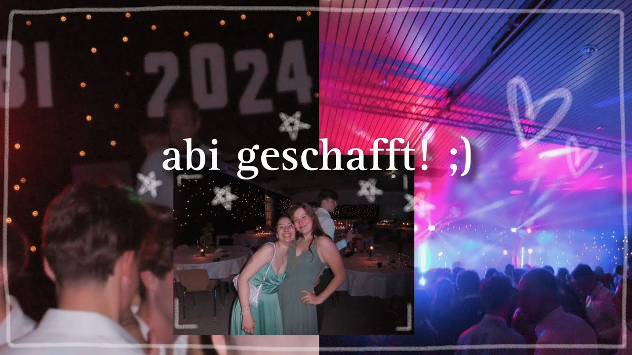 abi diaries ep.07 - das war’s 🪩🎓(abistreich, entlassungsfeier & abiball)