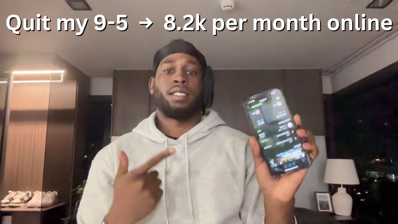 How i quit my 9-5 job and make 8.2k/per month online...