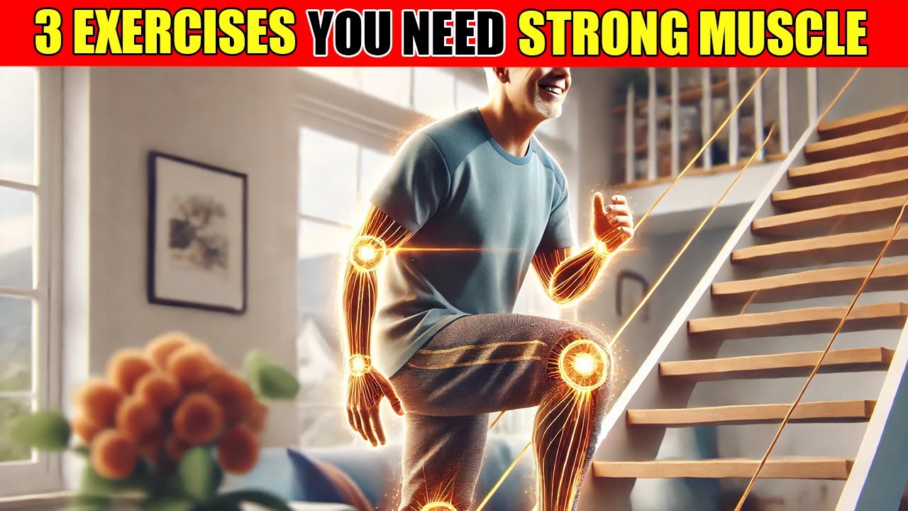 The ONLY 3 Exercises You Need To Do For STRONG MUSCLE ( After 60) - YouTube