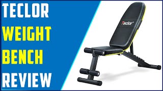 ✅Teclor Adjustable Weight Bench Review – 700LB Heavy Duty Strength!