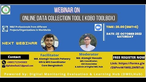 Video Content Add on Online Data Collection Tools Webinar | Digital MEL Hub