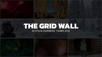 The Grid Wall Template - Hitfilm Express 2021