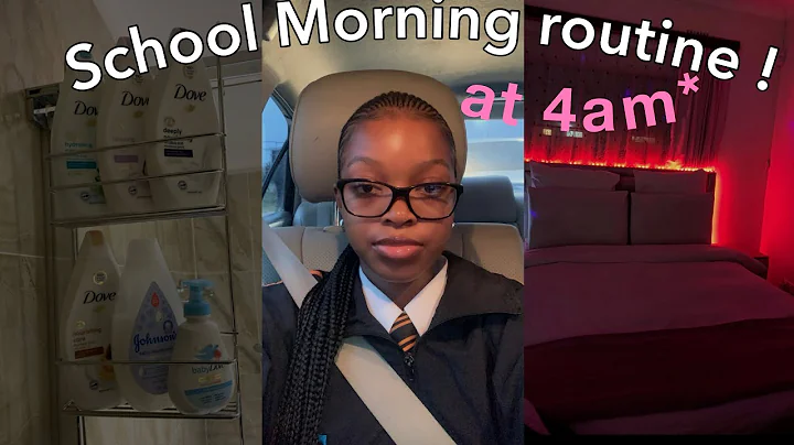 My *4am* school morning routine 2022