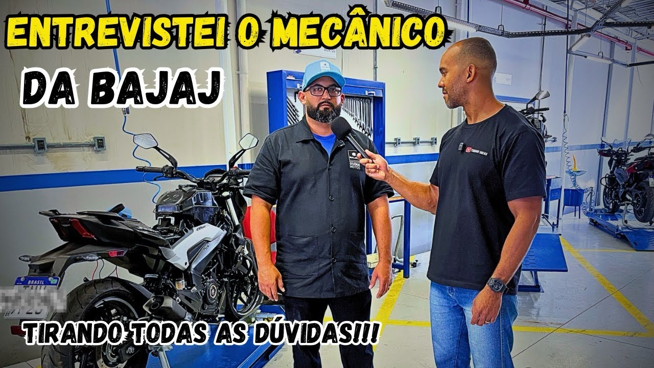 🔥ENTREVISTA com MECÂNICO da BAJAJ | tirando todas as DÚVIDAS. 