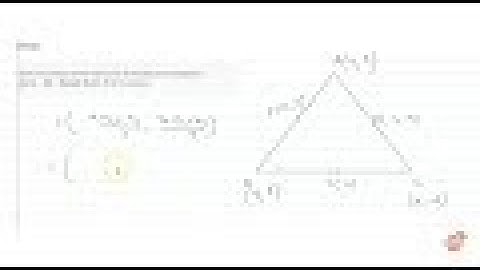 If the coordinates of the mid-points of the sides of a triangle are `(1,1),(2,-3)a n d(3,4)` . ...