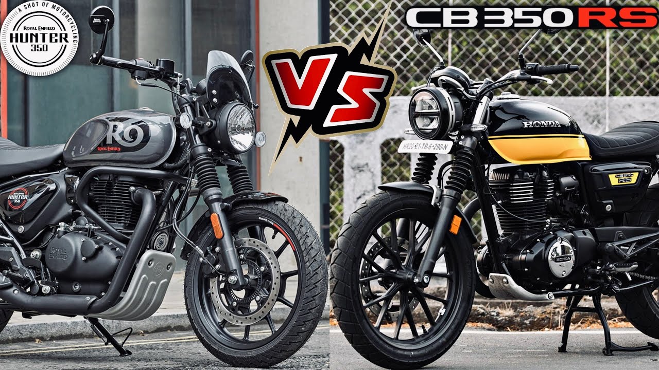 Royal Enfield Hunter 350 Vs Honda CB 350RS Detailed Comparison💥Which