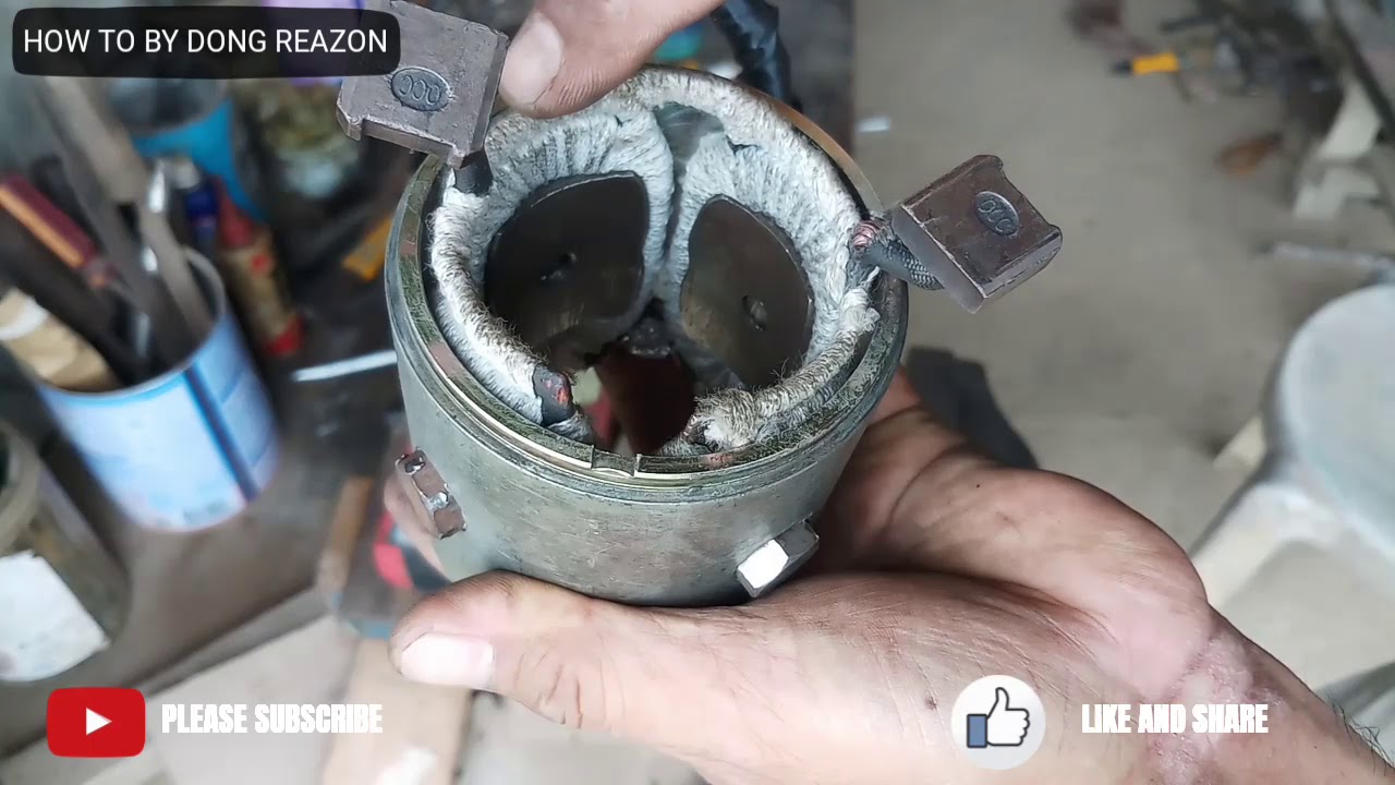 HOW TO REPAIR GROUNDED STARTER FIELD COIL \ PART 3\ LAST PART YouTube