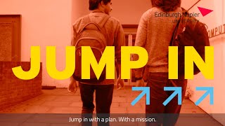 Edinburgh Napier University | Open Day | Jump In