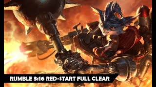 [Season 11.8] Rumble Jungle Clear Guide | 3:16 Red-Start Full Clear (ADVANCED)