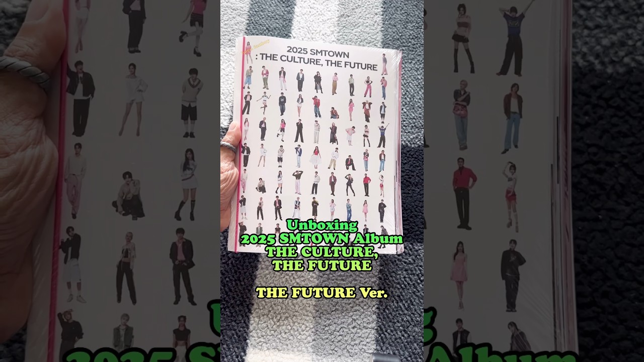 Unboxing 2025 SMTOWN Album - THE CULTURE, THE FUTURE. THE FUTURE Version