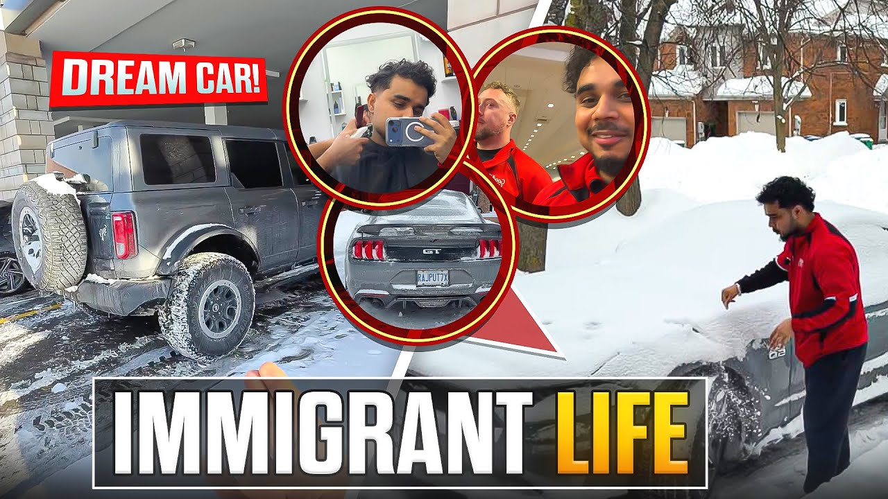 –15°C Morning ❄️ Cold Start Mustang GT | Immigrant Life in Canada 🇨🇦 (Work + Gym Grind