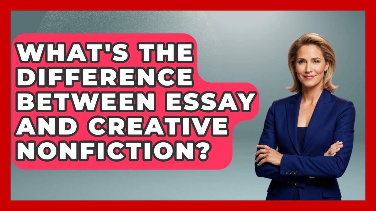What's The Difference Between Essay And Creative Nonfiction? - Literary Icons