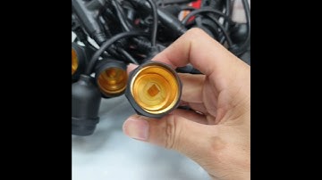 Dây đui đèn trang trí kín nước 5m 10m 10 đui 15 đui 20 đui kích cỡ E27chống thấm ngoài trời