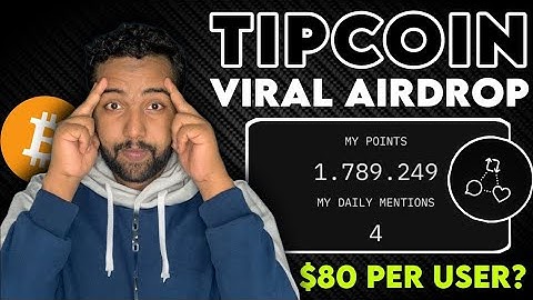 Tipcoin airdrop earn point up $1000