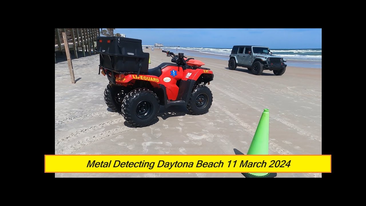 Metal Detecting Daytona Beach 11 March 2024 YouTube