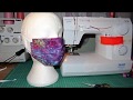 Fabric Cotton Face mask with a filter pocket by Sewing Me