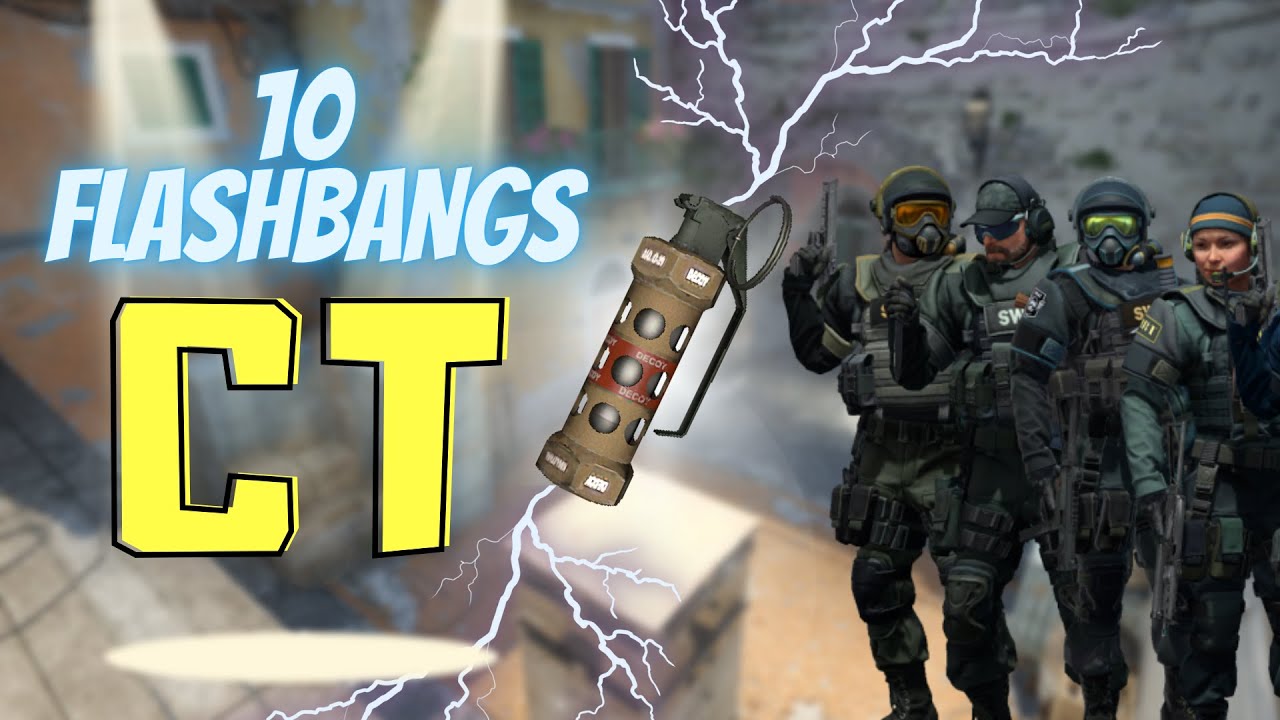 CS GO: APRENDA 10 flashbangs no mapa TUSCAN de CT - YouTube