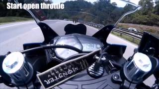 Yamaha R25 Top Speed Karak Highway Malaysia