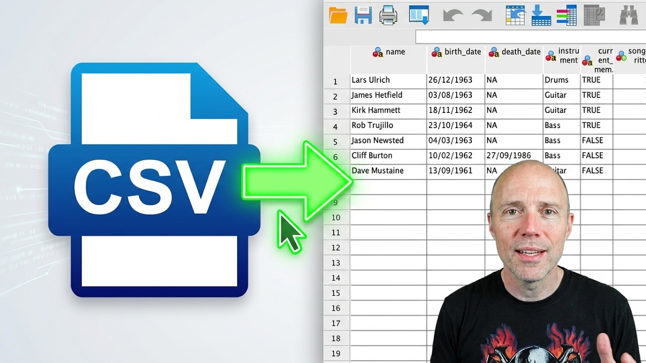 Importing CSV files into SPSS - YouTube