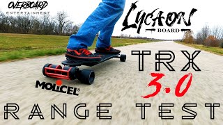 Lycaon TRX 3.0 - Max Range Test | 12s3p Molicel Pack | 90mm Wheels